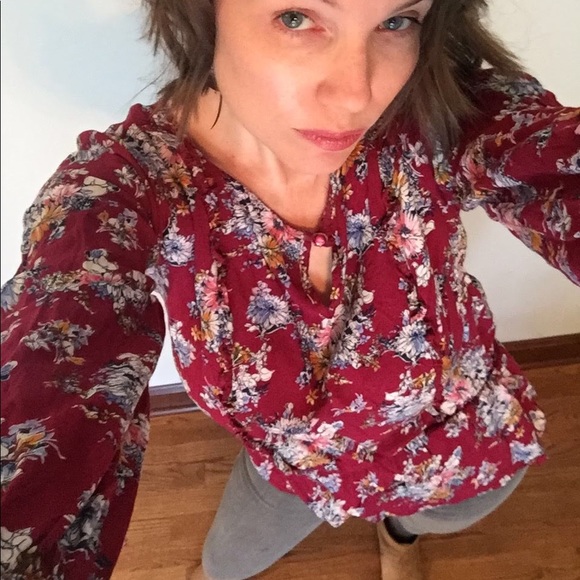 Kori America Peplum Blouse NWT - Picture 6 of 6